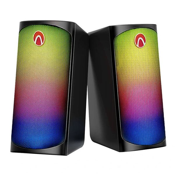 Blitzwolf AA-GCR3 2.0 Számítógépes gamer hangfal, Bluetooth 5.0, RGB, AUX